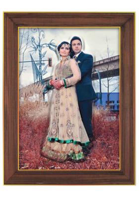 Citystore.in, Photo Frame, Emboss Photo With Wood Frame 25(10*15 inch), City Store